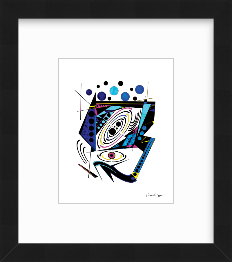 "90s Traffic" Framed Fine Art Print (Giclée)