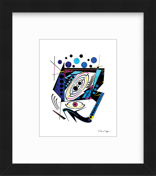 "90s Traffic" Framed Fine Art Print (Giclée)