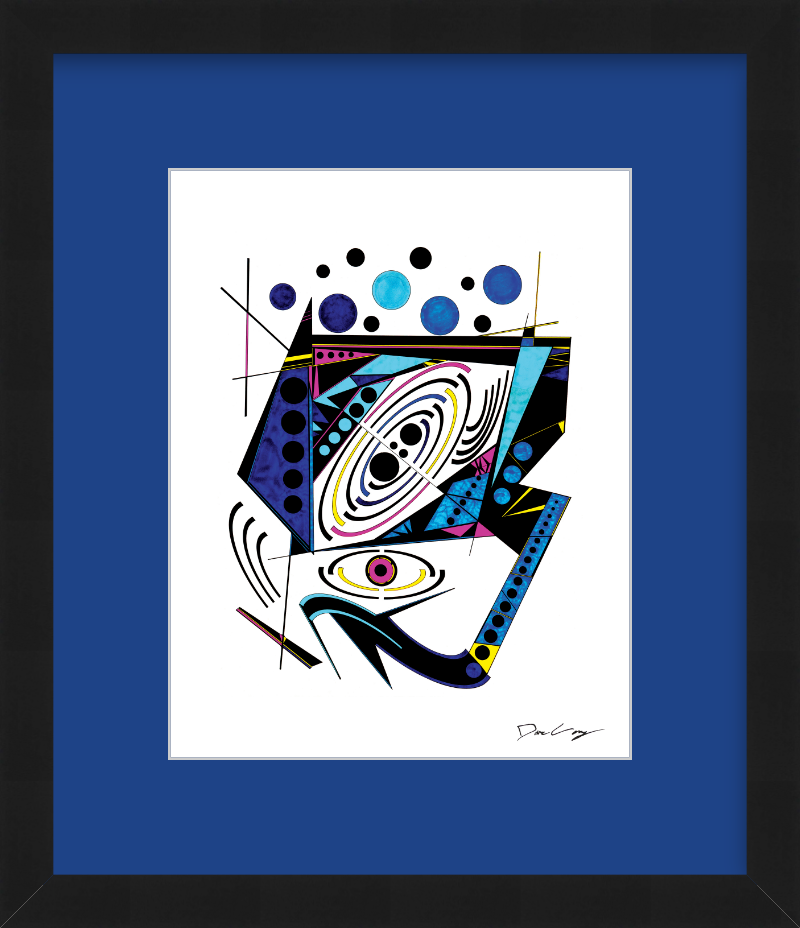 "90s Traffic" Framed Fine Art Print (Giclée)