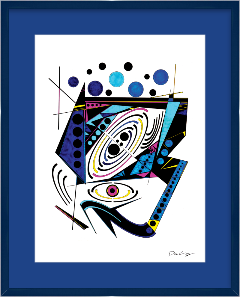 "90s Traffic" Framed Fine Art Print (Giclée)