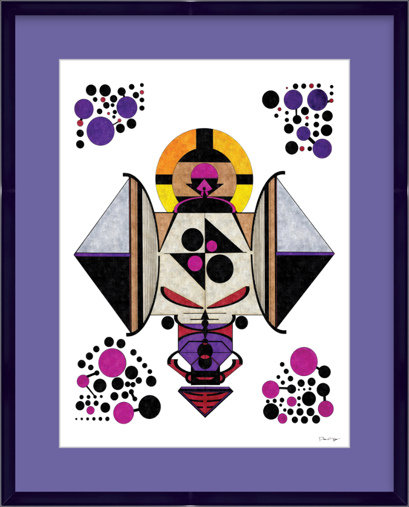 "Demon Shrine" Framed Fine Art Print (Giclée)