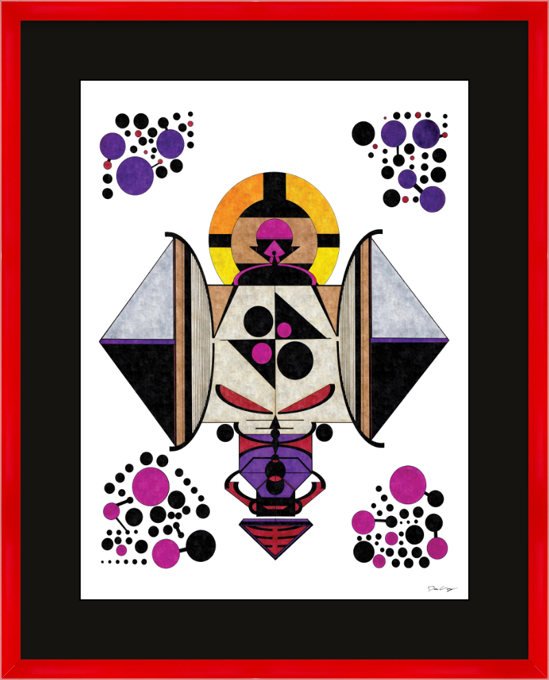 "Demon Shrine" Framed Fine Art Print (Giclée)