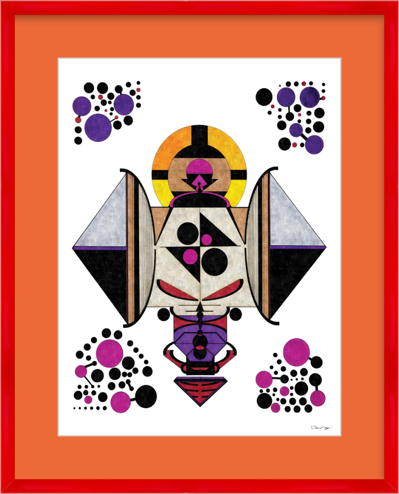 "Demon Shrine" Framed Fine Art Print (Giclée)