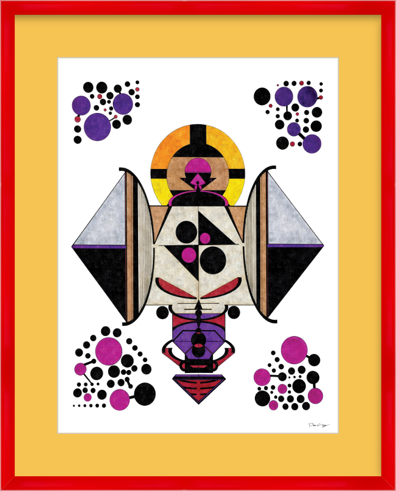"Demon Shrine" Framed Fine Art Print (Giclée)