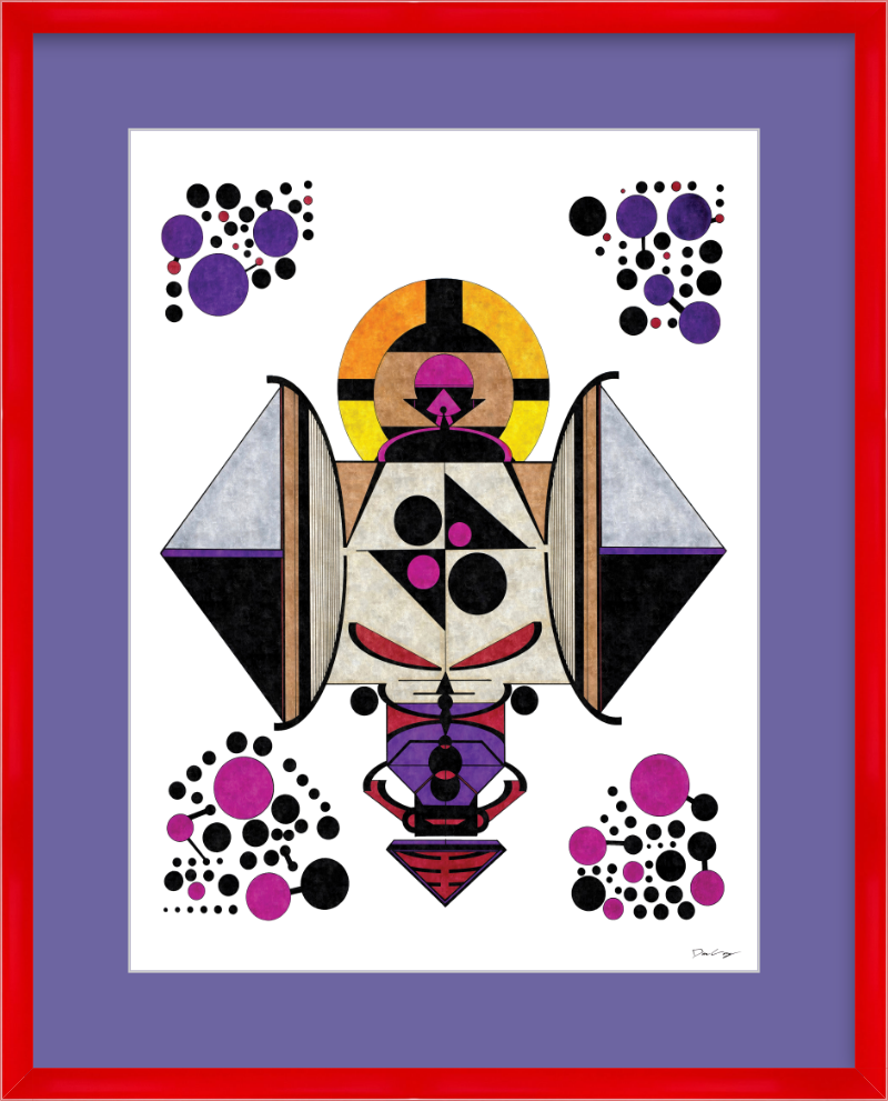 "Demon Shrine" Framed Fine Art Print (Giclée)