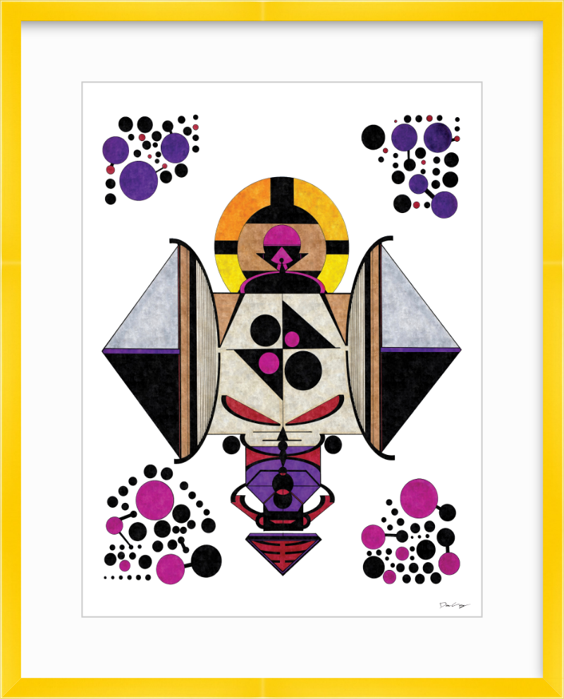"Demon Shrine" Framed Fine Art Print (Giclée)