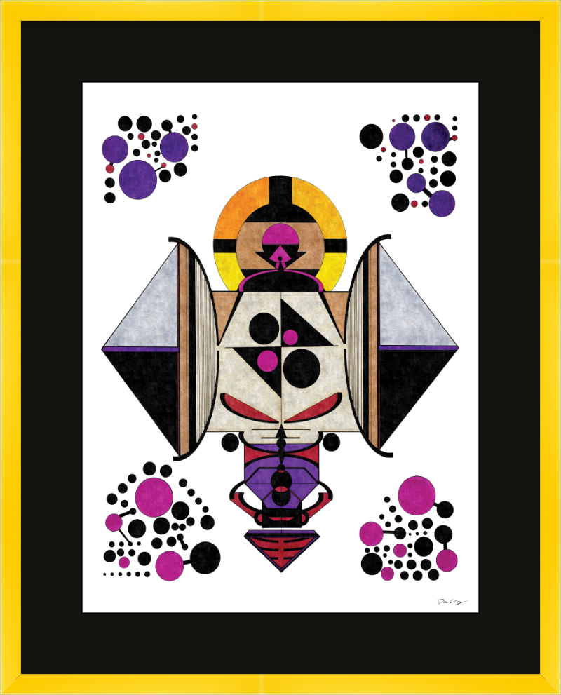 "Demon Shrine" Framed Fine Art Print (Giclée)