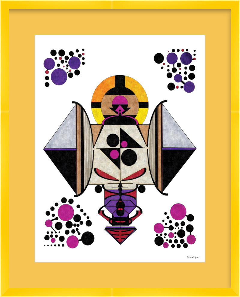 "Demon Shrine" Framed Fine Art Print (Giclée)