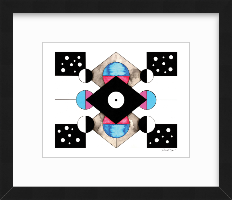 "Evil Eye" Framed Fine Art Print (Giclée)