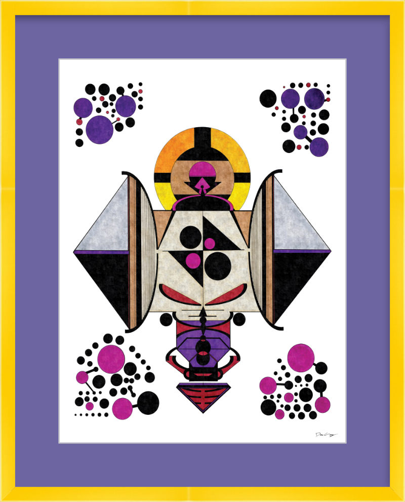 "Demon Shrine" Framed Fine Art Print (Giclée)