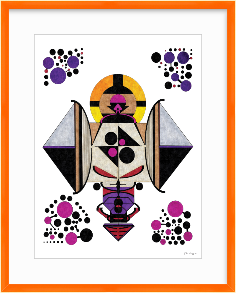 "Demon Shrine" Framed Fine Art Print (Giclée)