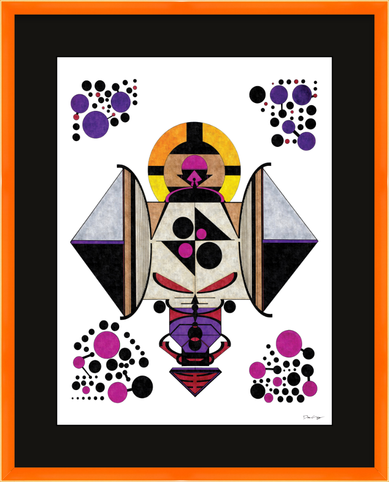 "Demon Shrine" Framed Fine Art Print (Giclée)