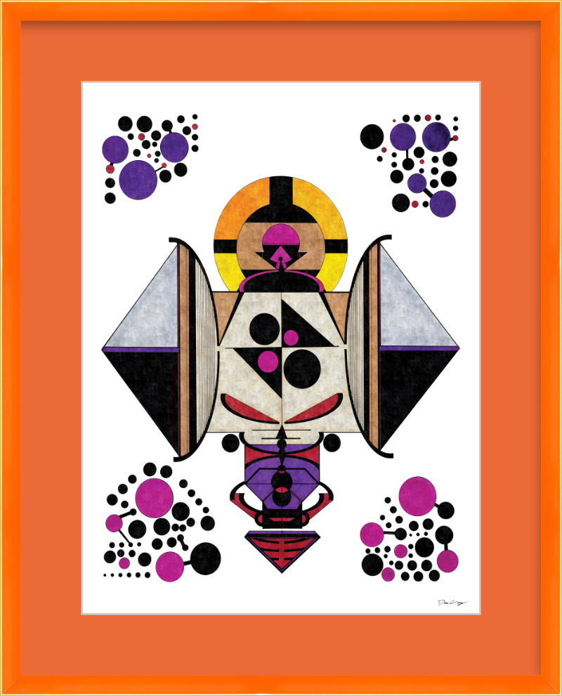 "Demon Shrine" Framed Fine Art Print (Giclée)