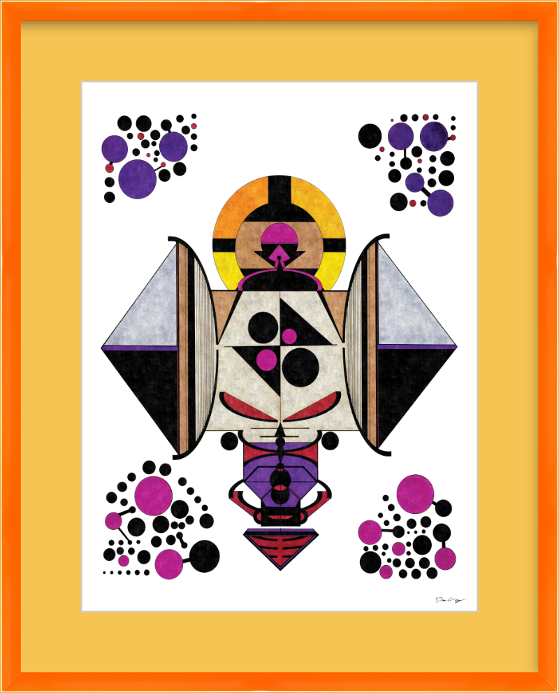 "Demon Shrine" Framed Fine Art Print (Giclée)