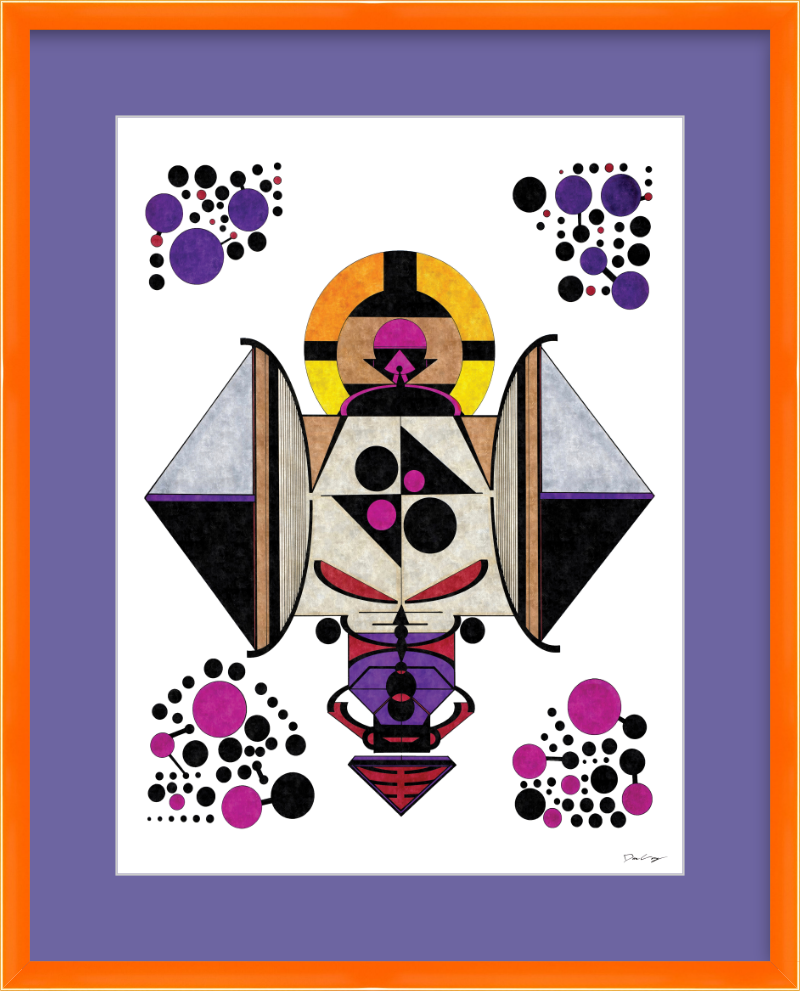 "Demon Shrine" Framed Fine Art Print (Giclée)