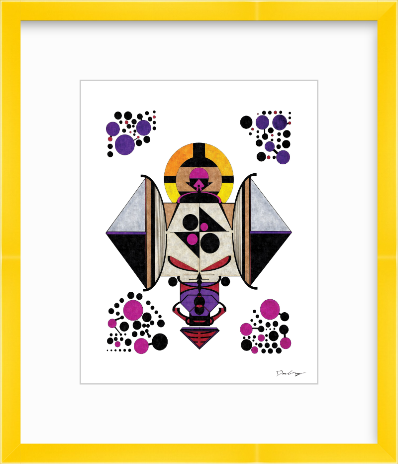 "Demon Shrine" Framed Fine Art Print (Giclée)