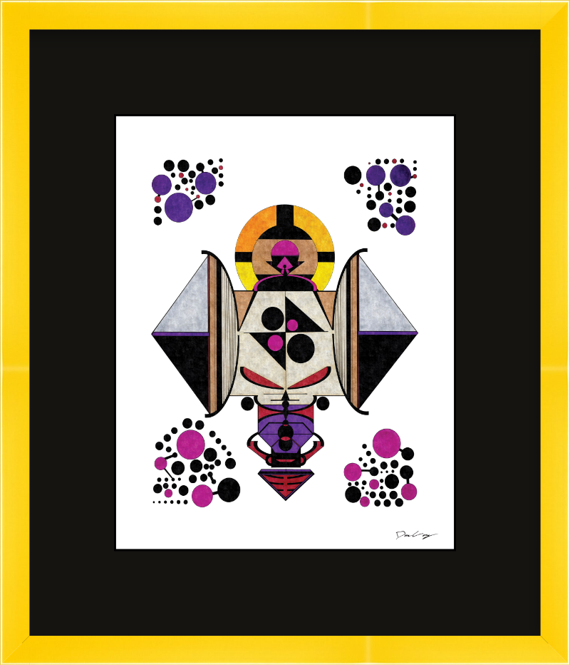 "Demon Shrine" Framed Fine Art Print (Giclée)