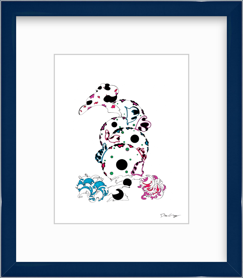 "Don't Be Koi" Framed Fine Art Print (Giclée)