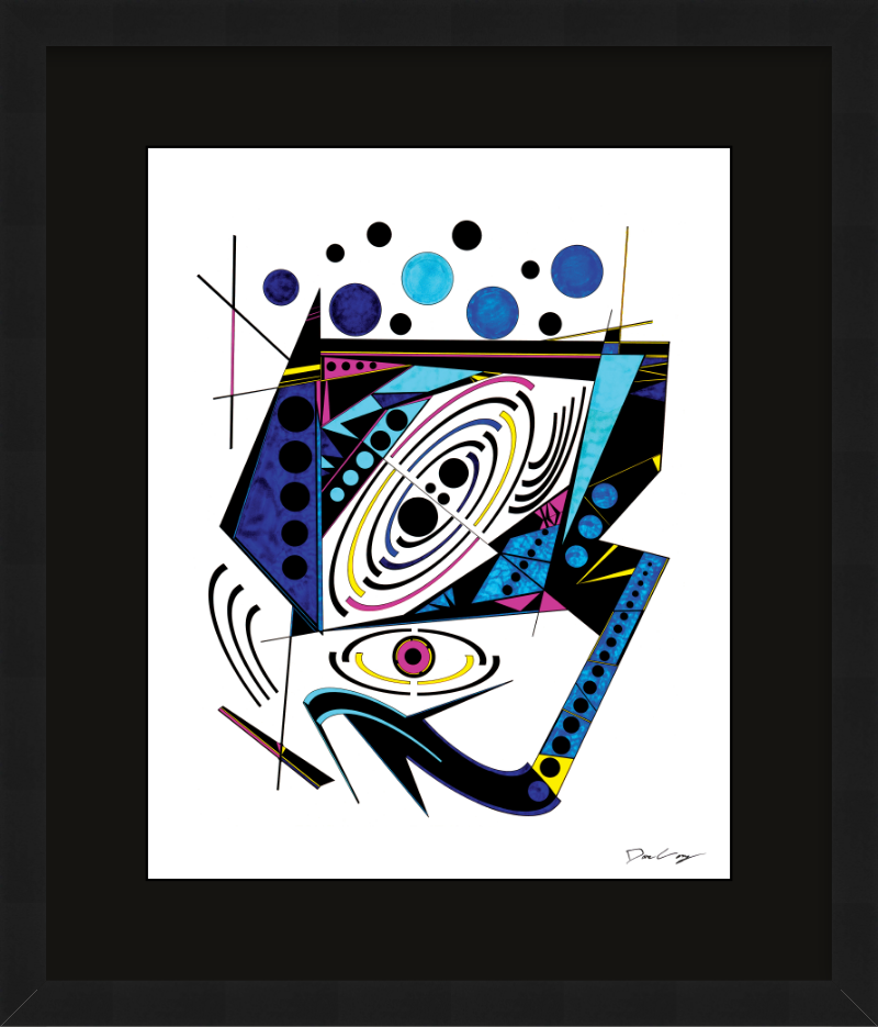 "90s Traffic" Framed Fine Art Print (Giclée)