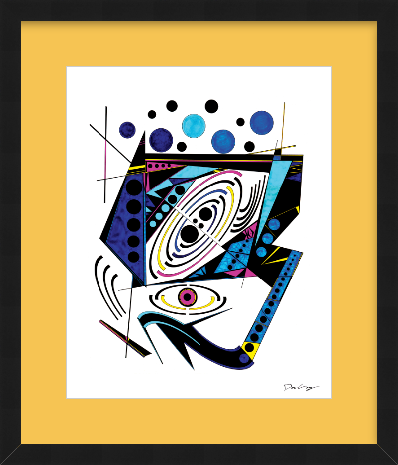 "90s Traffic" Framed Fine Art Print (Giclée)