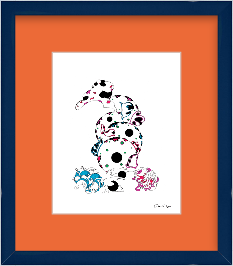 "Don't Be Koi" Framed Fine Art Print (Giclée)