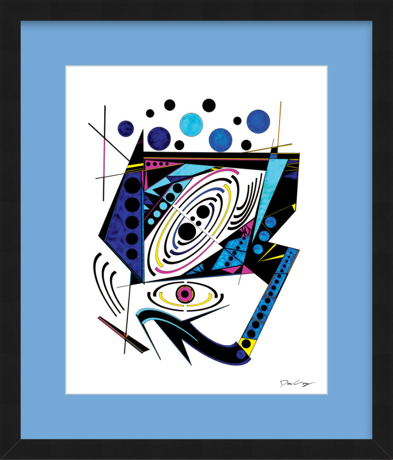 "90s Traffic" Framed Fine Art Print (Giclée)