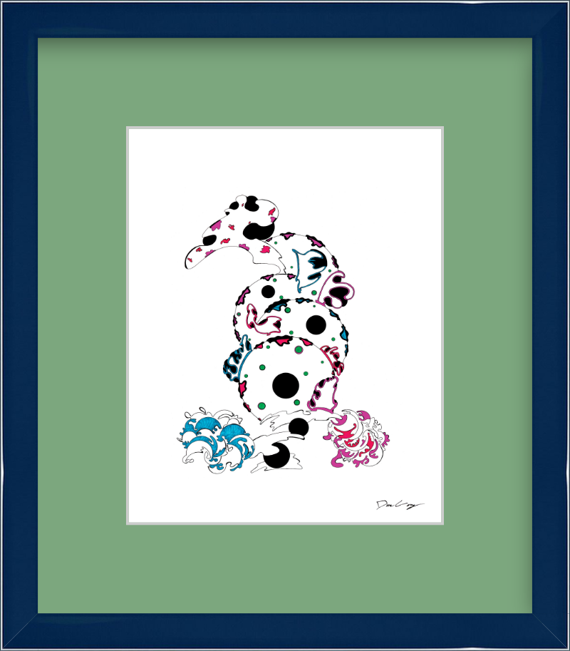 "Don't Be Koi" Framed Fine Art Print (Giclée)