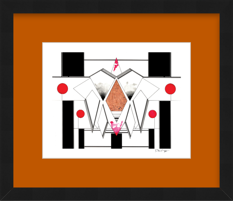 "Copper Heaven" Framed Fine Art Print (Giclée)