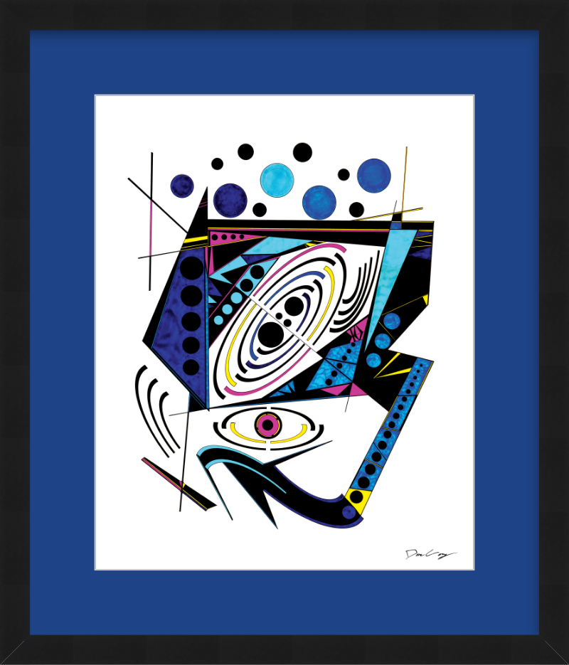 "90s Traffic" Framed Fine Art Print (Giclée)