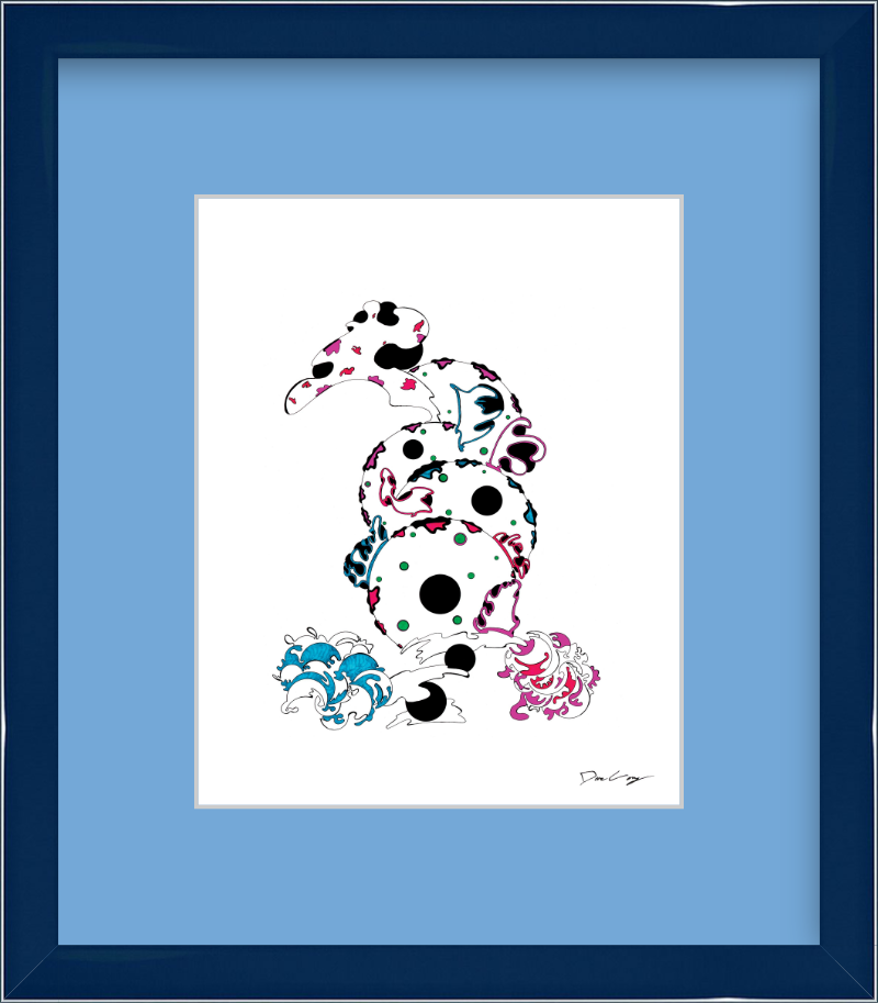 "Don't Be Koi" Framed Fine Art Print (Giclée)