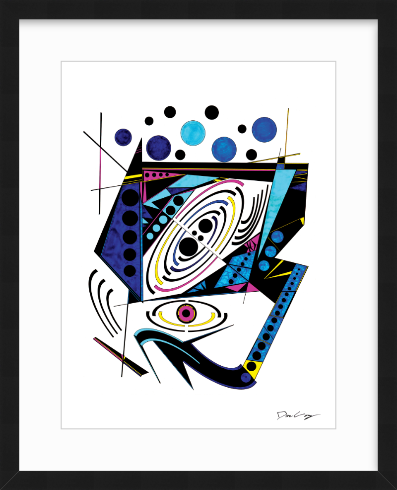 "90s Traffic" Framed Fine Art Print (Giclée)