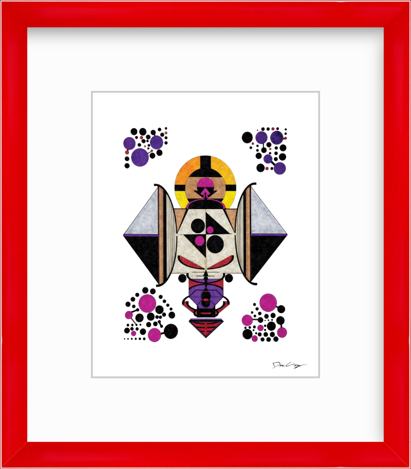 "Demon Shrine" Framed Fine Art Print (Giclée)