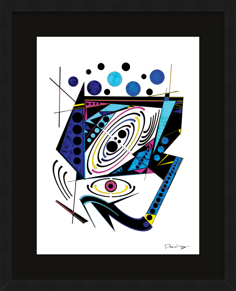 "90s Traffic" Framed Fine Art Print (Giclée)