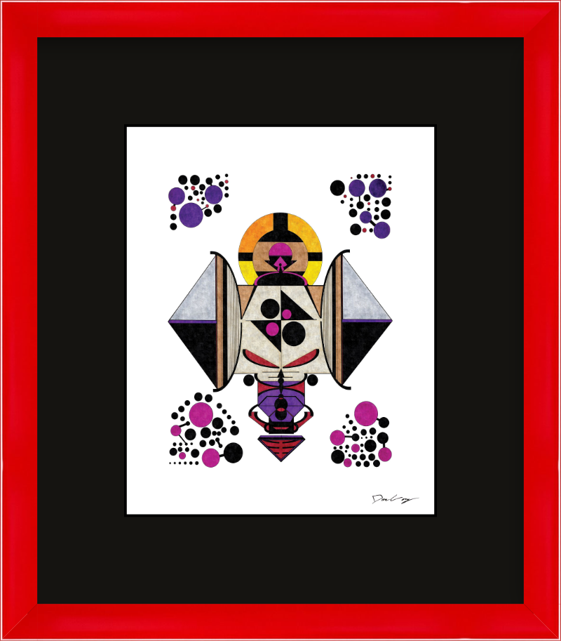 "Demon Shrine" Framed Fine Art Print (Giclée)