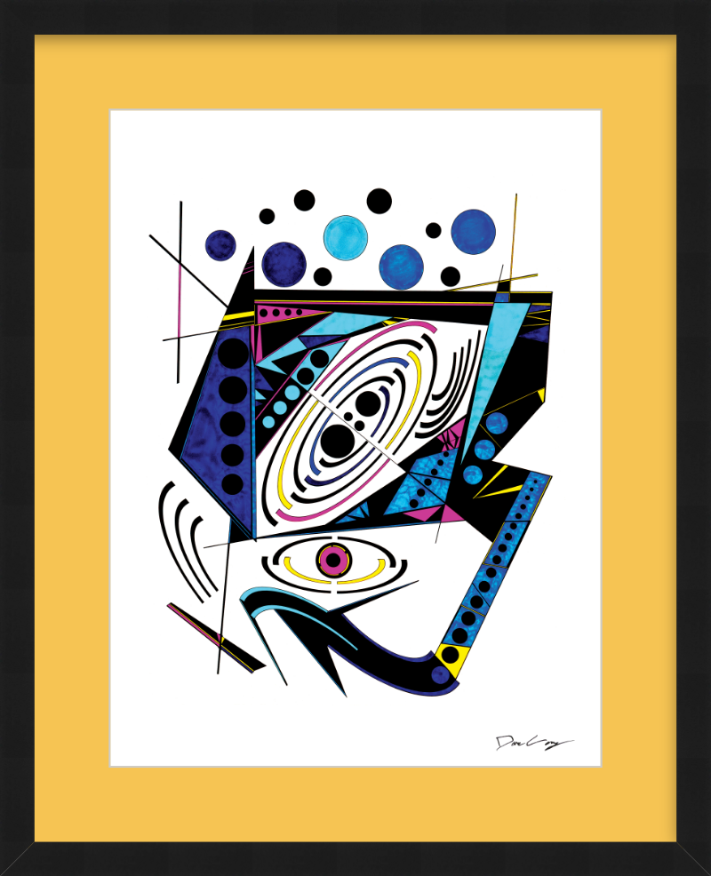 "90s Traffic" Framed Fine Art Print (Giclée)