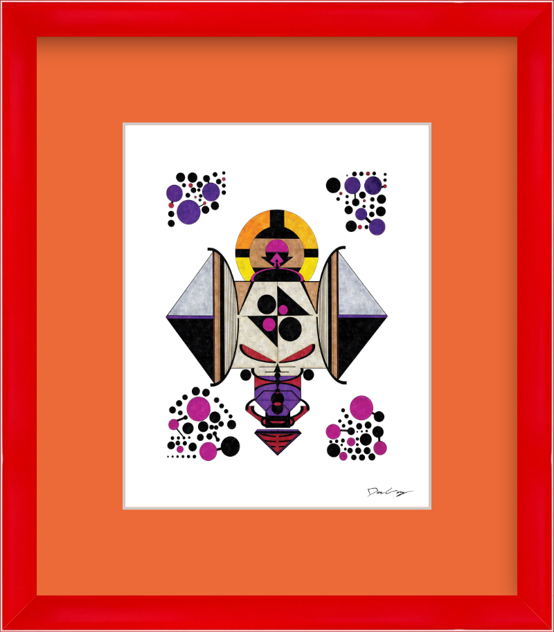 "Demon Shrine" Framed Fine Art Print (Giclée)