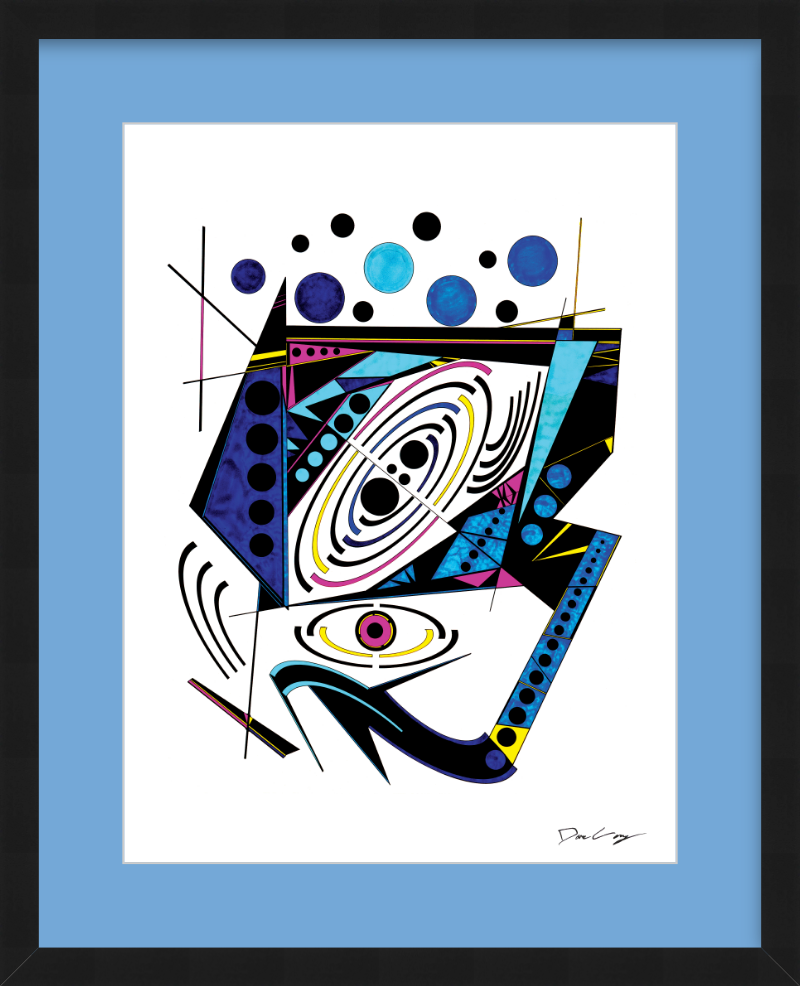 "90s Traffic" Framed Fine Art Print (Giclée)