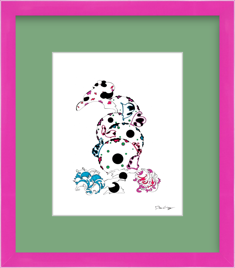 "Don't Be Koi" Framed Fine Art Print (Giclée)