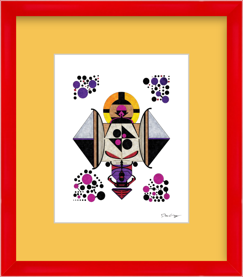 "Demon Shrine" Framed Fine Art Print (Giclée)