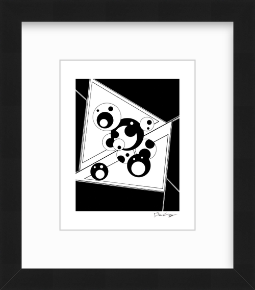 "Bubble Tape" Framed Fine Art Print (Giclée)