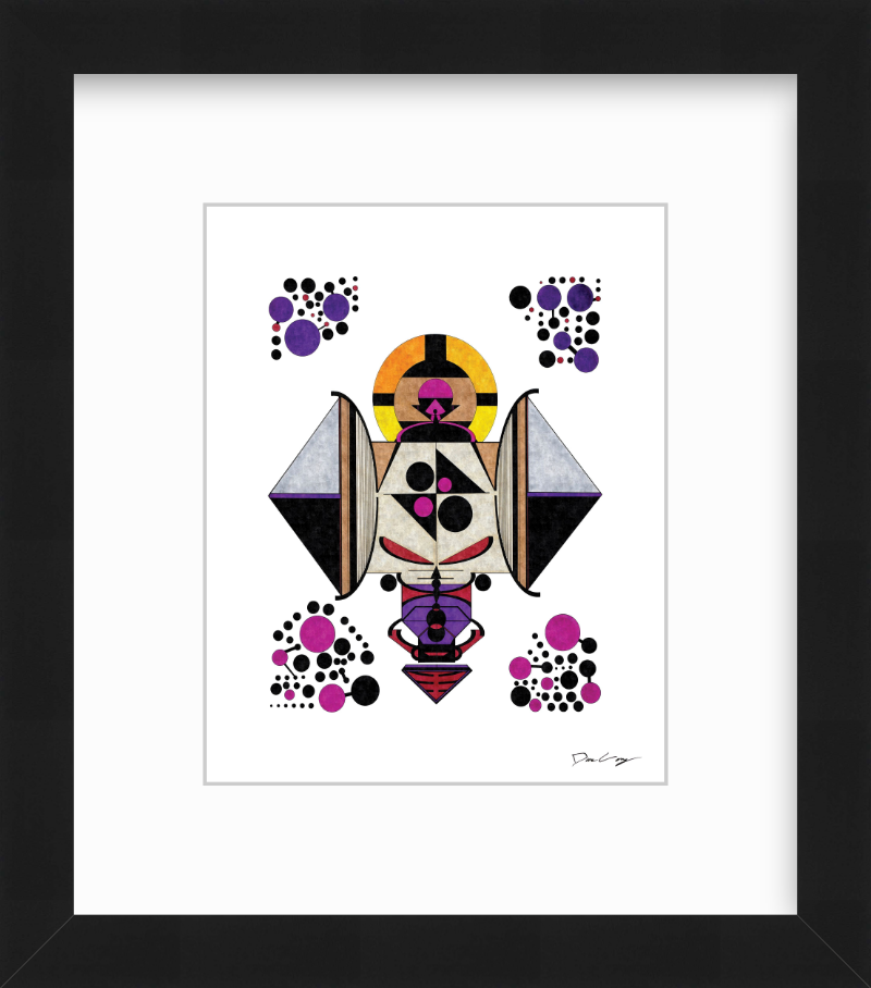"Demon Shrine" Framed Fine Art Print (Giclée)