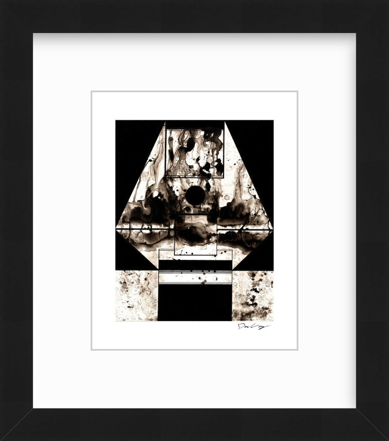 "Black Star" Framed Fine Art Print (Giclée)