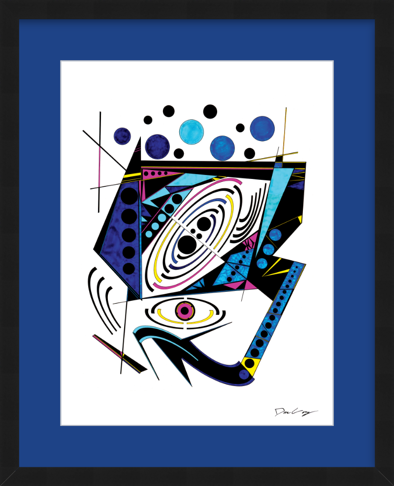 "90s Traffic" Framed Fine Art Print (Giclée)