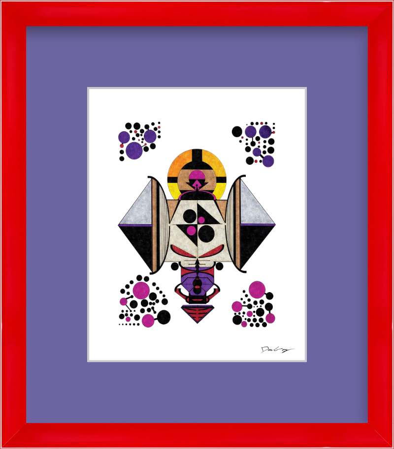 "Demon Shrine" Framed Fine Art Print (Giclée)