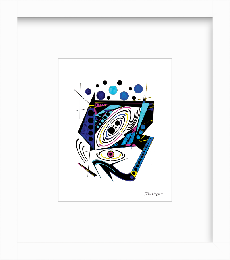 "90s Traffic" Framed Fine Art Print (Giclée)