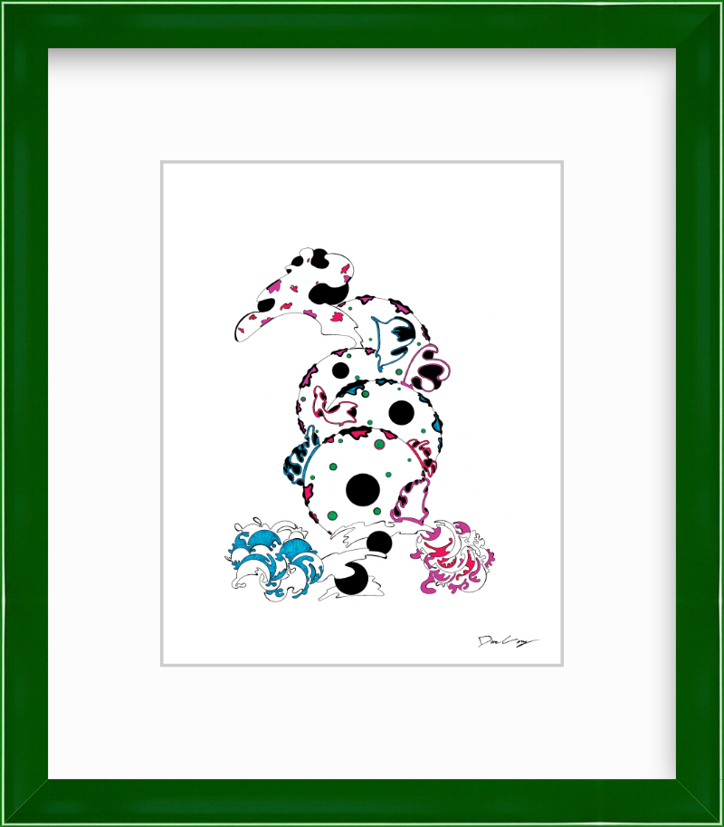 "Don't Be Koi" Framed Fine Art Print (Giclée)