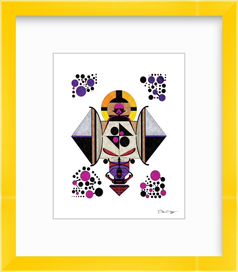 "Demon Shrine" Framed Fine Art Print (Giclée)