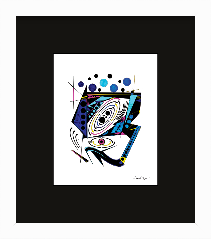 "90s Traffic" Framed Fine Art Print (Giclée)