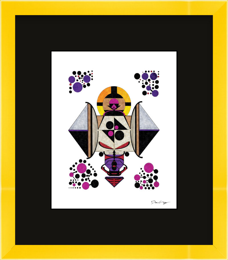 "Demon Shrine" Framed Fine Art Print (Giclée)