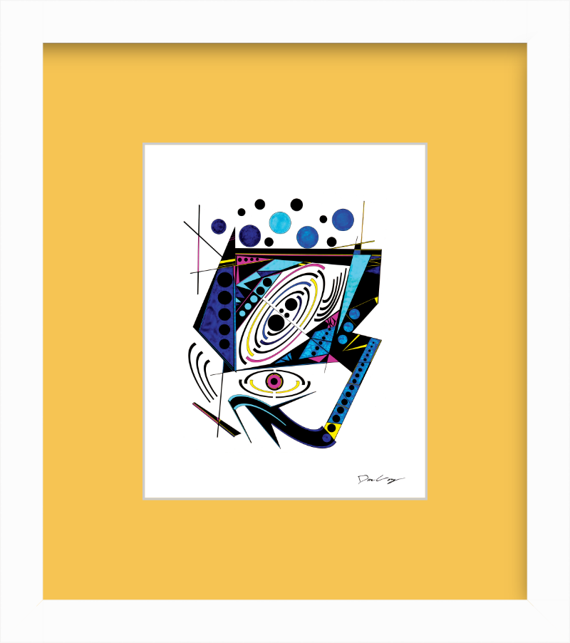 "90s Traffic" Framed Fine Art Print (Giclée)